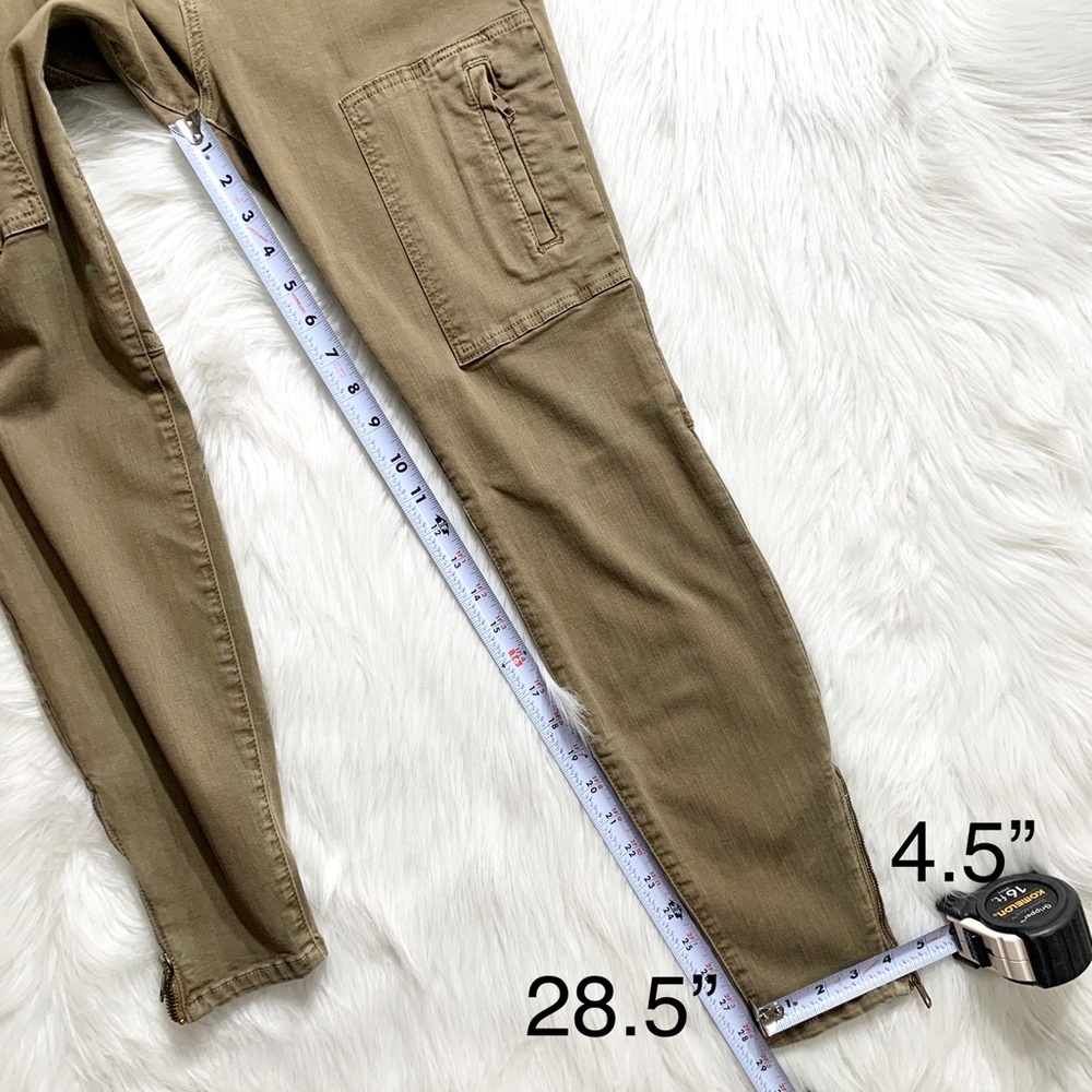 SOLD-Current/Elliott Moto Zippered Skinny Jeans - Picture 12 of 12